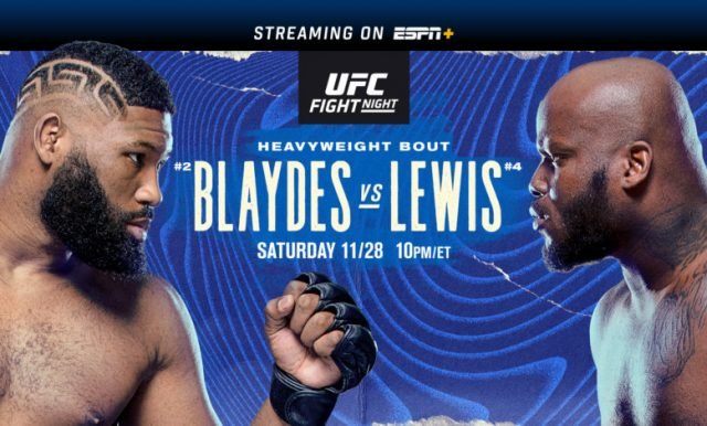 UFC on ESPN 18 Date, Time, Location, PPV When Is Blaydes vs Lewis