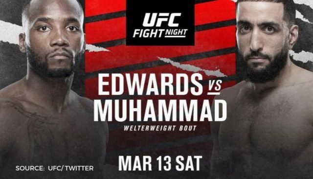 UFC Fight Night 187 Date, Time, Location, PPV When Is Edwards vs. Muhammad