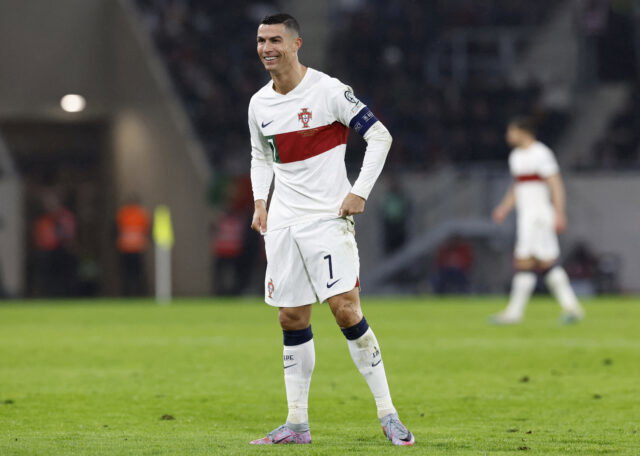 Cristiano Ronaldo angry at Messi question after historic two-goals for ...