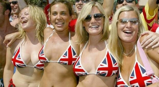 England hottest football fans