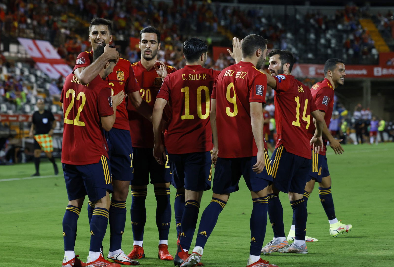 Spain georgia football. Сборная Испании 2022. Сборная Испании 2022 Катар. Сборная Испании по футболу 2022. Сборная Испании ЧМ 2022.