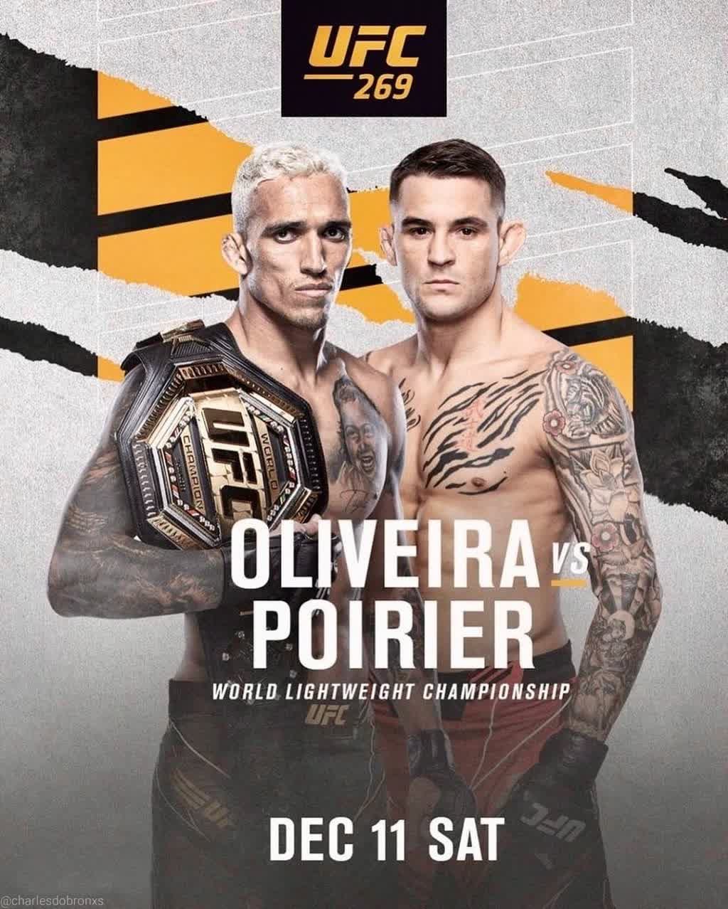 UFC 269 Odds: Oliveira vs. Poirier Odds & Betting Tips! 1