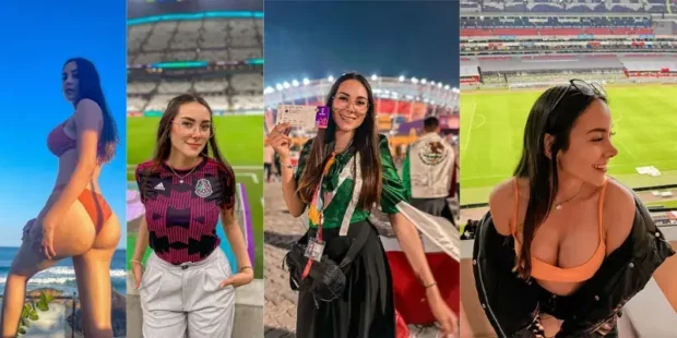 Mexico hottest and sexiest female fans María Fernanda