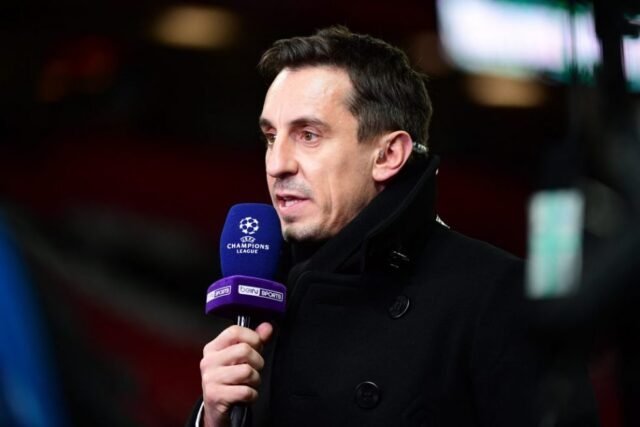 Gary Neville gives top four predictions for Premier League