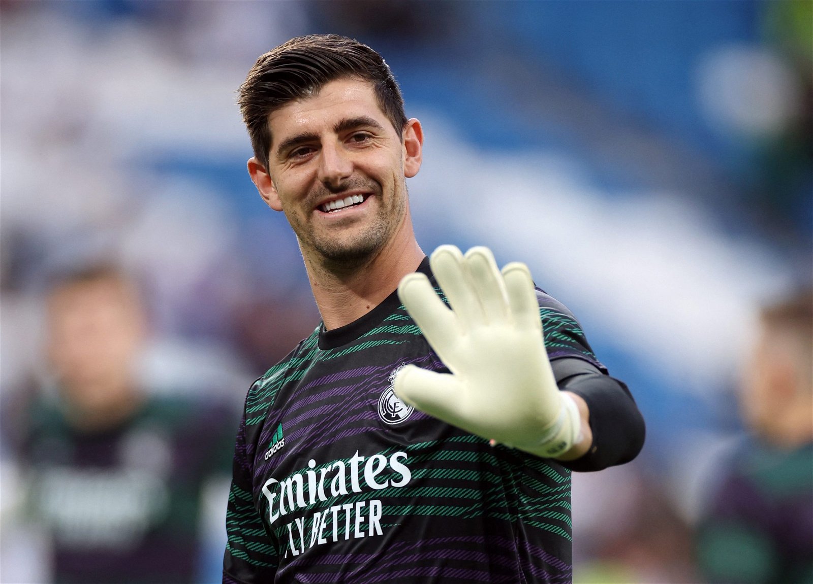 Thibaut Courtois is one of Real Madrid first team goalkeepers