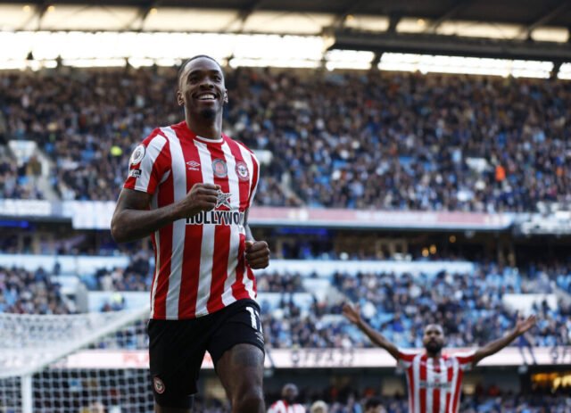 Brentford put asking price of £100m for Ivan Toney in January