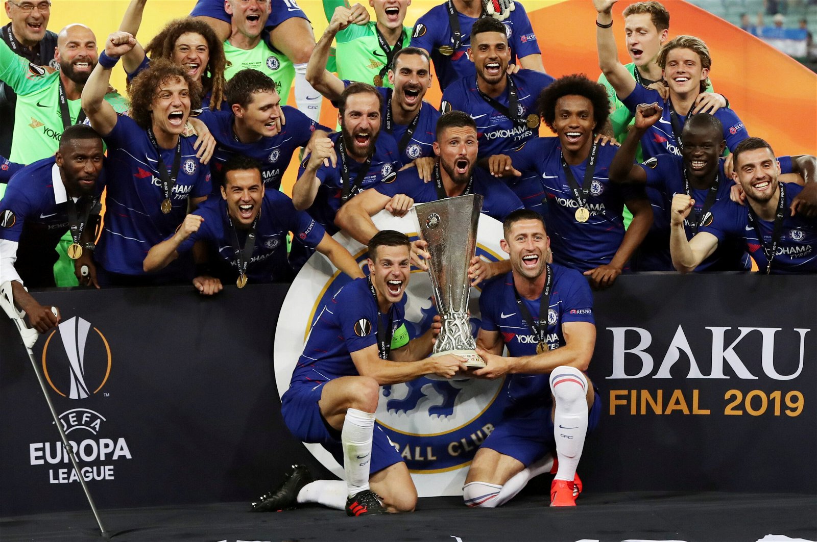Chelsea titles Europa League history
