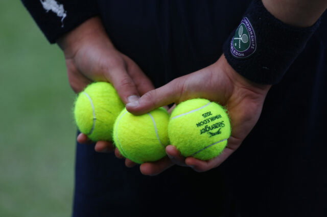 How many balls are used at Wimbledon?