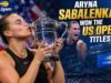 How many times has Sabalenka won the US Open? Aryna Sabalenka US Open Grand Slam tennis titles! How many times has Sabalenka won the US Open?