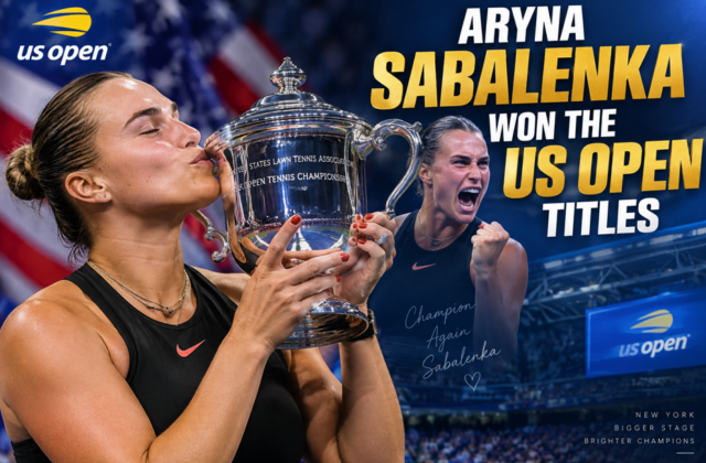 How many times has Sabalenka won the US Open?