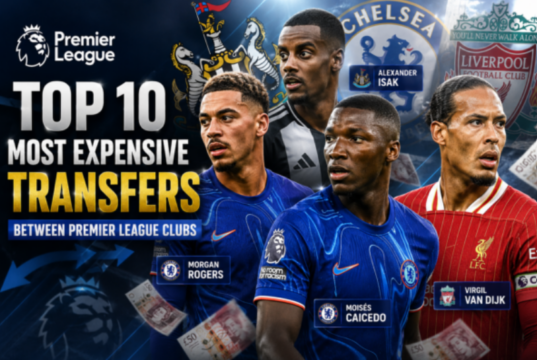 Top 10 Most Expensive Transfers between Premier League clubs Top 10 most expensive transfers between premier league clubs